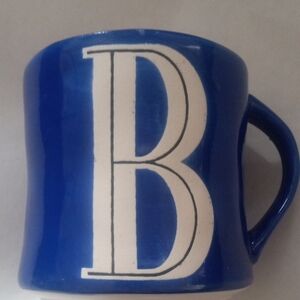 Anthropologie Hand-Painted Monogram "B"